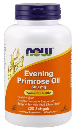 Evening Primrose Oil 500mg 250 Softgels Nowfoods