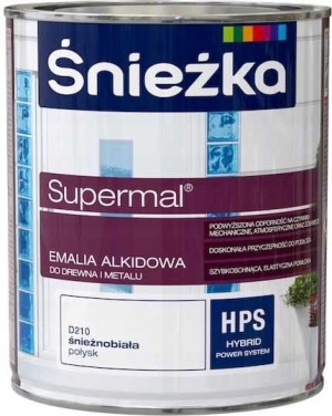 Śnieżka Alkidowa Do Drewna I Metalu Biała 0,75l