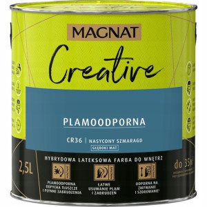 Magnat Magnat Creative Plamoodporna Nasycony Szmaragd 2,5