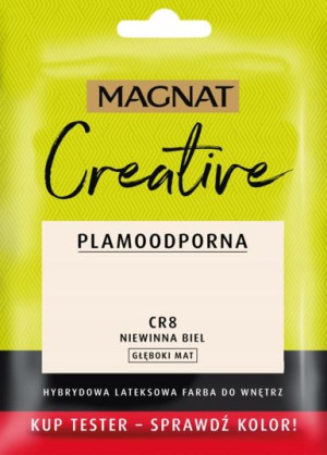 Magnat Tester Farba Magnat Creative Niewinna Biel 30ml