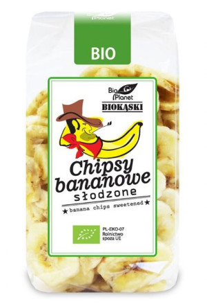 Lumarko Chipsy Bananowe Słodzone Bio 150 G