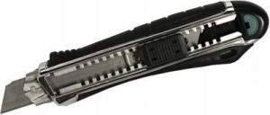 STALCO Nóż z ostrzem łamanym 5 ostrzy 18mm S-67418