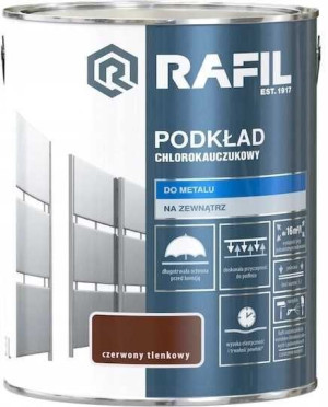 Rafil Podkład Chlorokauczukowy Czerwony Tl. 0,9l