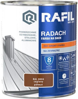 Rafil Radach Farba Na Dach Ceglany Półmat 0.75l