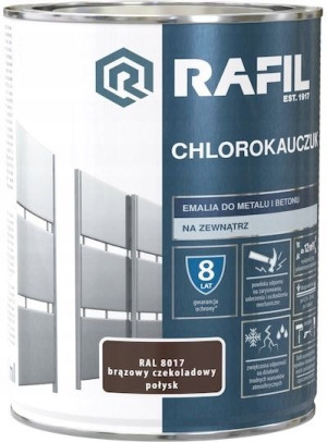 Rafil Chlorokauczuk Brązowy Czekoladowy Połysk 0,9