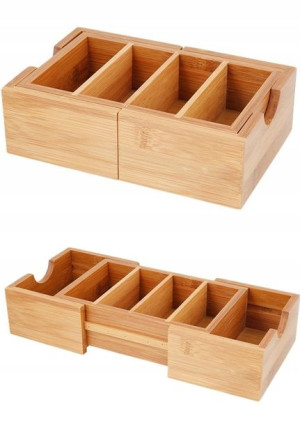 Kompaktowy Wkład Do Szuflady Rozsuwany 20-30x13cm.