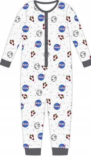 Piżama Pajac Jumpsuit Cotton Nasa 110/116