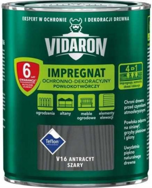 Vidaron Impregnat Antracyt Szary V16 - 0,7l