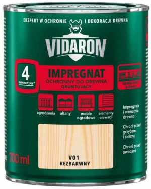 Vidaron Impregnat Gruntujący Bezbarwny V01 - 0,7l