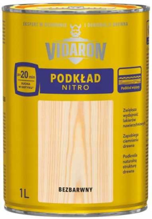 VIDARON podkład do drewna NITRO bezbarwny 1l
