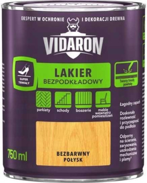Vidaron Lakier Bezpodkład Do Parkietu Połysk 0,75l
