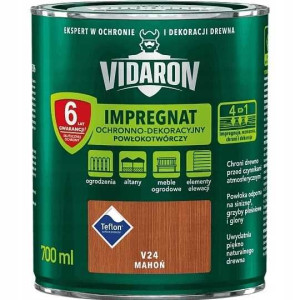 Vidaron Impregnat Do Drewna Mahoń V24 - 0,7l