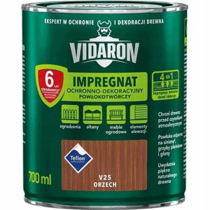 Vidaron Impregnat Do Drewna Orzech V25 - 0,7l