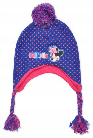 Czapka Dziecięca Dziewczęca Minnie - Rozm. 52