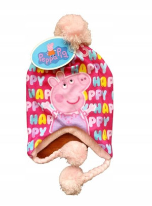 Czapka Dziecięca Dziewczęca Peppa - Rozm. 54