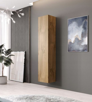 Witryna VIGO 180 cm pełna dąb wotan - Cama Meble