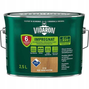 Vidaron Impregnat Drewno Dąb Winchester V18 - 2,5l
