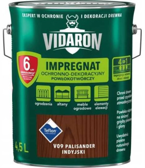 Vidaron Impregnat Palisander Indyjski V09 - 4,5l