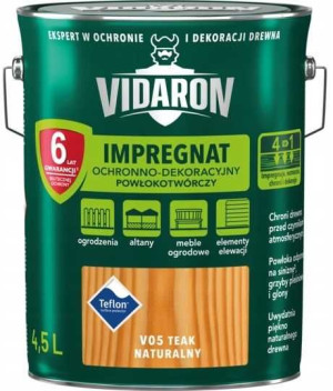 Vidaron Impregnat Teak Naturalny V05 - 4,5l