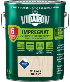 Vidaron Impregnat Do Drewna Dąb Bielony V17 - 4,5l