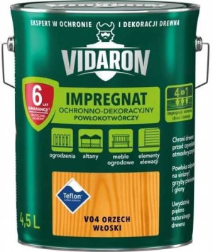 Vidaron Impregnat Orzech Włoski V04 - 4,5l