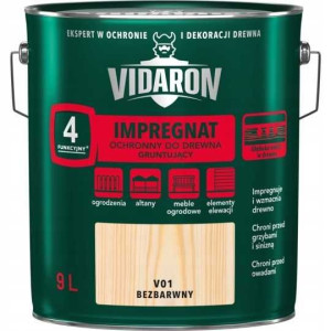 Vidaron Impregnat Gruntujący Bezbarwny V01 - 9l