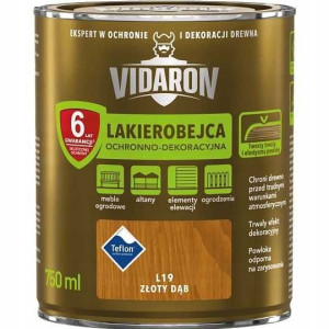 Vidaron Lakierobejca Do Drewna Złoty Dąb L19 0,75l