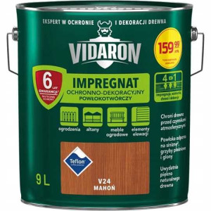 Vidaron Impregnat Do Drewna Mahoń V24 - 9l