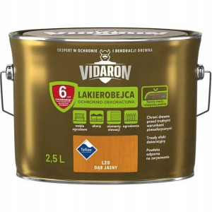 Vidaron Lakierobejca Do Drewna Dąb Jasny L20 2,5l