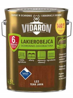 Vidaron Lakierobejca Do Drewna Teak Java L22 4,5l