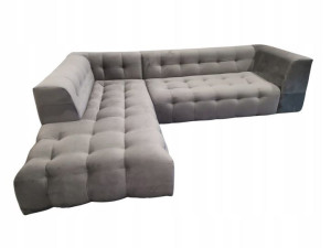 Narożnik sofa rogówka CHMURKA z ciekawą strukturą