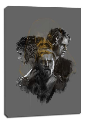 Star Wars Gwiezdne Wojny I Generacja - obraz na płótnie 40x60 cm