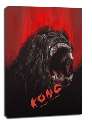 Kong Wyspa Czaszki - obraz na płótnie 30x40 cm