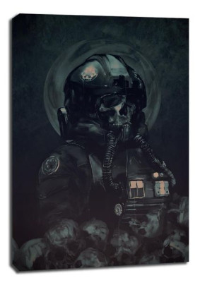 Gwiezdne Wojny Star Wars Skull Pilot - obraz na płótnie 40x60 cm