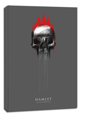 Hamlet William Szekspir - obraz na płótnie 61x91,5 cm