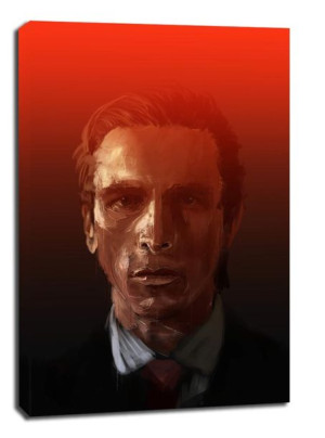 Christian Bale - obraz na płótnie 70x100 cm