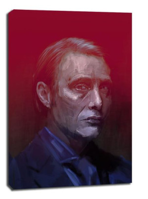 Mads Mikkelsen - obraz na płótnie 20x30 cm