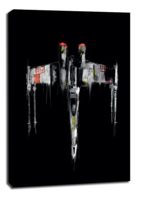Star Wars Gwiezdne Wojny X-Wing Fighter - obraz na płótnie 40x60 cm