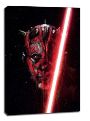 Star Wars Gwiezdne Wojny Darth Maul - obraz na płótnie 20x30 cm