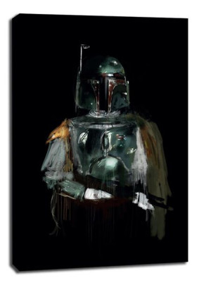 Star Wars Gwiezdne Wojny Boba Fett - obraz na płótnie 60x80 cm