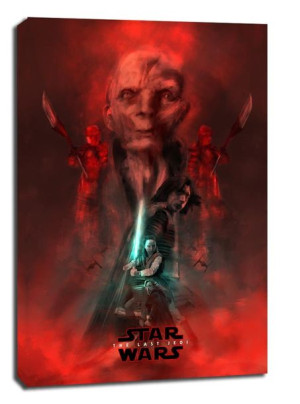 Star Wars Gwiezdne Wojny – Ostatni Jedi – bohaterowie - obraz na płótnie 20