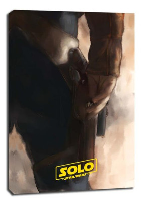 Star Wars Gwiezdne Wojny - Han Solo - obraz na płótnie 30x40 cm