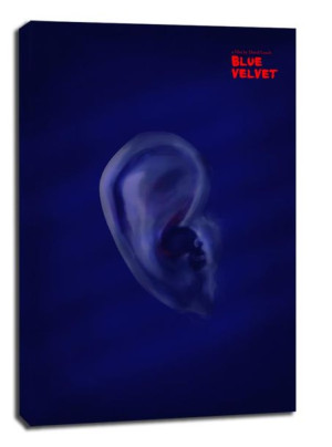 Blue Velvet - obraz na płótnie 40x60 cm