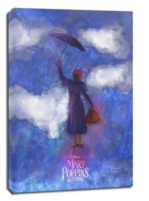 Mary Poppins powraca - obraz na płótnie 50x70 cm