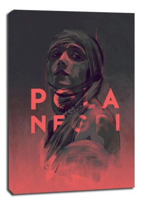 Pola Negri - obraz na płótnie 90x120 cm