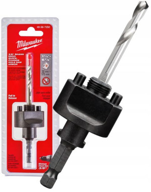 Uchwyt do otwornic fi 32-175mm HEX 9,5mm Milwaukee