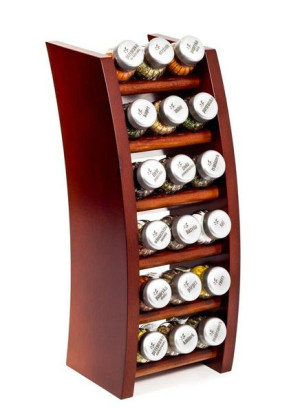 Półka z przyprawami Flipper 18 3K P6 brąz mat. 27358