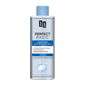 AA PERFECT Nawilżający płyn micelarny 3w1 HYDRO 200ml