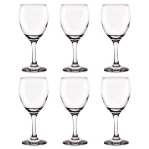 Zestaw kieliszków kieliszki kieliszek do wina 245 ml 6 sztuk