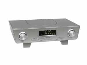 Radio Kuchenne Stereo P. Szafkę Podwieszane Budzik